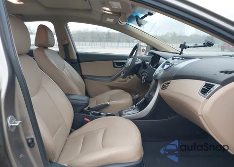 2013 Hyundai Elantra Limited from USA, damaged, VIN 5NPDH4AE4DH194553